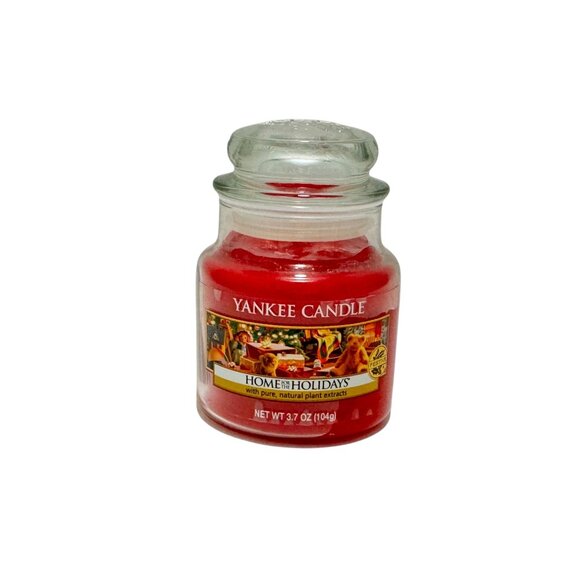 Yankee Candle Home For The Holidays Small Jar 3.7 oz NEW Rare Retired - Picture 1 of 2